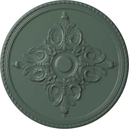 Ekena Millwork Milton Ceiling Medallion (Fits Canopies up to 7 7/8"), Hand-Painted Cloud Burst, 40 5/8"OD x 1 3/4"P CM40MICBF